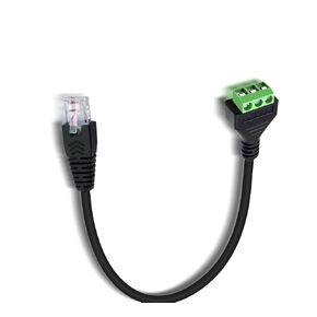RJ45 Male to 3 Pin Screw Terminal Adapter Cable, Solderless Connector for Signal Transmission Extension(345)（30CM） in Saudi Arabia