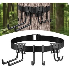 DoubleCare Tree Stand Hunting Harness with Adjustable Metal Hook,Treestand Belt for Hunting in Kuwait