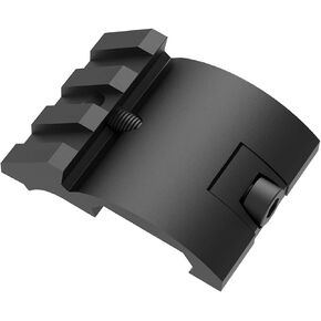 3 Slots Low Profile Adapter 45 Degree Offset Mount for Flashlight Laser (Black-1PCS) in Saudi Arabia