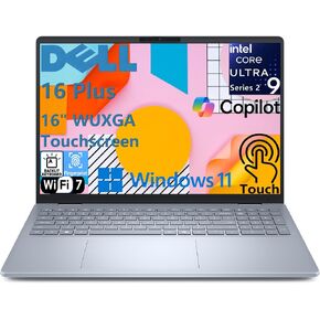Dell 16 Plus Touchscreen Laptop, Intel Core Ultra 9, 32GB LPDDR5X, 1TB SSD | 16" Business Laptop, Copilot+ PC with on-Device AI, Wi-Fi 7, Backlit KB, Win 11 Home, Premium in Saudi Arabia