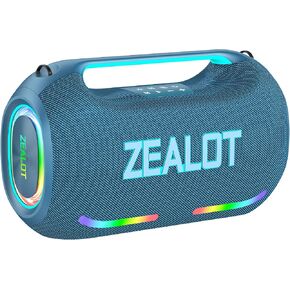 ترقية ZEALOT مكبر صوت بلوتوث لاسلكي خارجي بقوة 350 واط كحد أقصى، OTG، تطبيق صوت مخصص، اقتران مزدوج، XBass، 48000 مللي أمبير في الساعة، مكبر صوت خارجي مقاوم للماء للشاطئ، البث المباشر، السفر والحفلات in Kuwait