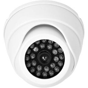 Dummy Security Camera ABS Housing Fake CCTV with Flashing Red LED 2 AAA Battery 3 to 6 Month Runtime Shape for Parking Lots Warehouses Offices in Kuwait