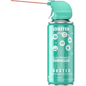 Compressed Canned Air Duster for Computer - iDuster Disposable Electronic Keyboard Cleaner for Cleaning Duster, 1PCS(3.5oz) in Saudi Arabia