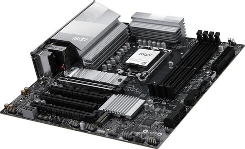 MSI PRO B860M-A WIFI6E Motherboard, mATX - Supports Intel Core Ultra Processors (Series 2), LGA 1851-12 DRPS, DDR5 Memory Boost (8800+ MT/s OC), PCIe 5.0 x16 & 4.0 x16, M.2 Gen5, Wi-Fi 7, 5G LAN in Saudi Arabia