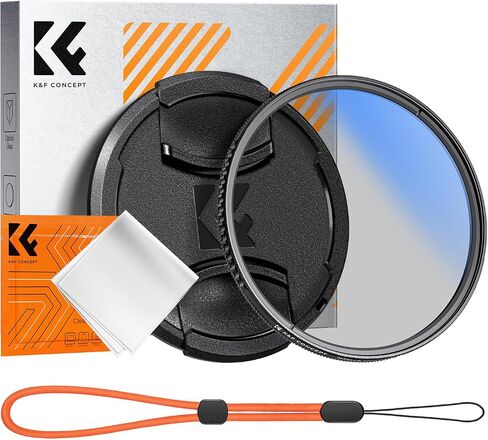 K&F CONCEPT 55mm Circular Polarizer Filter with Lens Cap Cleaning Cloth in Saudi Arabia