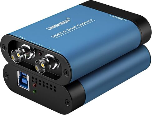 USB 3.0 SDI Dual Input Capture Card, 1080P Video Broadcast Game Live Stream, SDI to USB 3.0 HD Live Streaming Video Grabber Converter Free Driver in Saudi Arabia