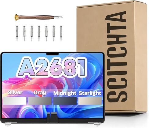 A2681 Screen Replacement A2681 LCD for MacBook Air M2 2022 Midnight in Saudi Arabia