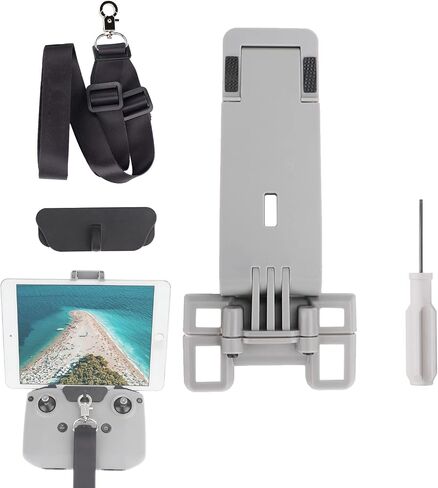 RC-N1 Remote Control Tablet Holder Mount for DJI Mini 3/Mini 3 Pro/Mavic 3/Air 2S/Mavic Air 2/Mini 2 Drone Controller Accessories 7.9-11'' Extended Smartphone Clamp Bracket with Lanyard Strap in Kuwait