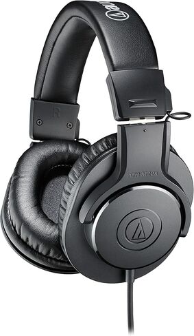 Audio-Technica ATH-M20x Professional Studio Monitor Headphones, Black in Saudi Arabia