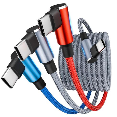 USB C Splitter Multi Charging Cable, Right Angle USB A/C to USB C Cable in Saudi Arabia