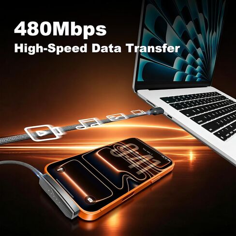 كابل لايتنينج 90 درجة مع حامل، سلك شاحن iPhone بزاوية قائمة in Kuwait