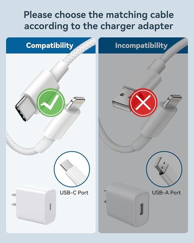 iPhone Charger Lightning Cable 3FT 2Pack,[Apple MFi Certified]USB C to Lightning Cable Nylon Braided,Type C to lightning iPhone Charger Cord cable Fast Charging for iphone 14/13/12/11/X/8/7/6/SE,iPad in Saudi Arabia