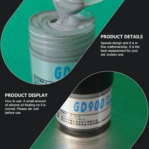 30g Black Silicone Grease Thermal Paste for CPU and Pcba with High Temperature Resistance and Non-Corrosive Features, for Heating Element and Cooling Device in Saudi Arabia