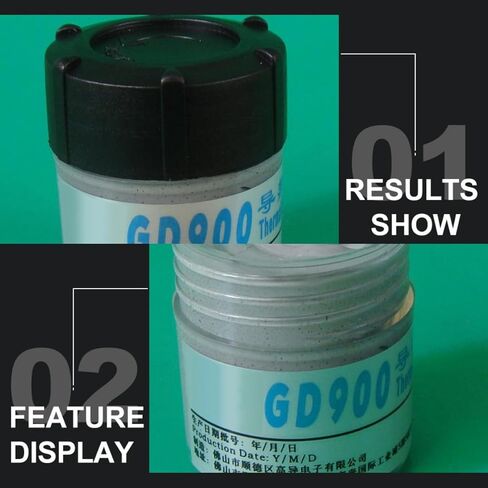 CPU Cooler Thermal Paste 30g Silicone Grease with High Thermal Conductivity and Low Oil Content for CPU and Graphic Card Cooling, for Heating Element and Cooling Device in Saudi Arabia