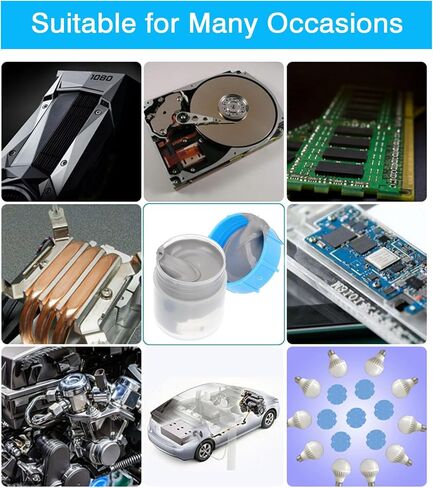 15pcs High Performance Thermal Paste Kit for CPU Gpu Ic Processors Viscous Thermal Interface Material Heat Sink Paste for Laptop and Desktop Cooling Stable in Saudi Arabia