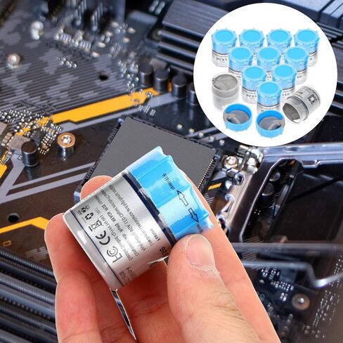 15pcs High Performance Thermal Paste Kit for CPU Gpu Ic Processors Viscous Thermal Interface Material Heat Sink Paste for Laptop and Desktop Cooling Stable in Saudi Arabia