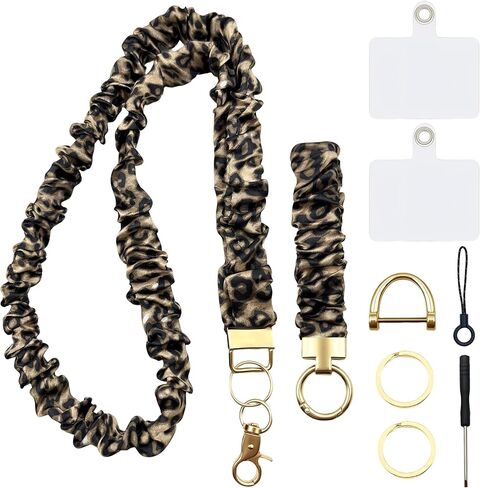 Crossbody Cell Phone Lanyard Set with Wrist Strap and Tether Tabs in Saudi Arabia