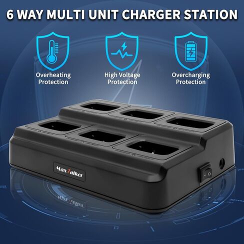 Walkie Talkies 6 Pack with Charging Base, 16 Channel Two Way Radio in Saudi Arabia
