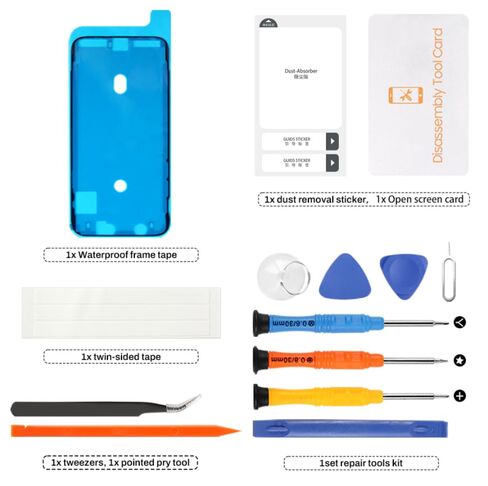 for iPhone 15 Charging Port Replacement (Black) OEM Original Lightning USB Dock Connector Flex Cable Assembly Includes Waterproof Tape & Tool Kit for A3090, A2846, A3089, A3092 in Saudi Arabia