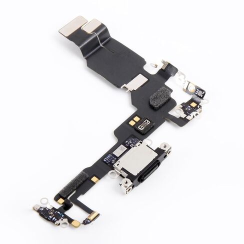 for iPhone 15 Charging Port Replacement (Black) OEM Original Lightning USB Dock Connector Flex Cable Assembly Includes Waterproof Tape & Tool Kit for A3090, A2846, A3089, A3092 in Saudi Arabia