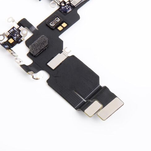 for iPhone 15 Charging Port Replacement (Black) OEM Original Lightning USB Dock Connector Flex Cable Assembly Includes Waterproof Tape & Tool Kit for A3090, A2846, A3089, A3092 in Saudi Arabia