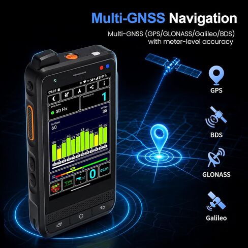 UNIWA F400 4G LTE Network Radio Unlocked Phone Global Unlimited Range PoC Radio Walkie Talkie Android 15 Rugged Phone 4.0 inch Touch Screen, Dual SIM, SOS Button, IP65, for GPS/Zello/PTT Smartphone in Kuwait