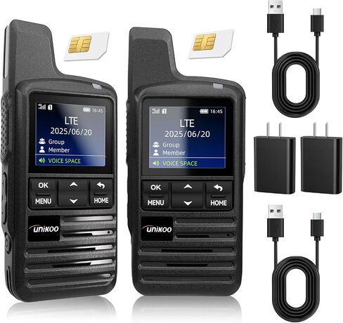 أجهزة اتصال لاسلكية ذات نطاق عالمي غير محدود 4G LTE، وأجهزة راديو PoC مع بيانات مجانية مدفوعة مسبقًا لمدة 10 سنوات، وأجهزة راديو PTT ثنائية الاتجاه على الصعيد الوطني، 2 حزمة مع بطاقتي SIM، وتنشيط ذاتي سريع، ومكالمة جماعية رئيسية واحدة in Kuwait