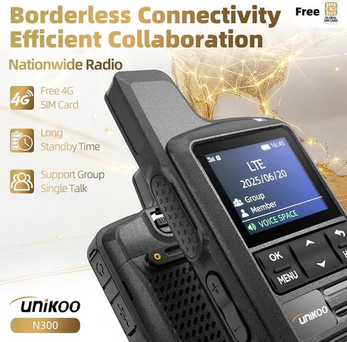 أجهزة اتصال لاسلكية ذات نطاق عالمي غير محدود 4G LTE، وأجهزة راديو PoC مع بيانات مجانية مدفوعة مسبقًا لمدة 10 سنوات، وأجهزة راديو PTT ثنائية الاتجاه على الصعيد الوطني، 2 حزمة مع بطاقتي SIM، وتنشيط ذاتي سريع، ومكالمة جماعية رئيسية واحدة in Kuwait