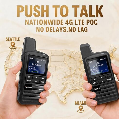 أجهزة اتصال لاسلكية ذات نطاق عالمي غير محدود 4G LTE، وأجهزة راديو PoC مع بيانات مجانية مدفوعة مسبقًا لمدة 10 سنوات، وأجهزة راديو PTT ثنائية الاتجاه على الصعيد الوطني، 2 حزمة مع بطاقتي SIM، وتنشيط ذاتي سريع، ومكالمة جماعية رئيسية واحدة in Kuwait