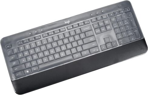 Keyboard Cover for Logitech MK540 Wireless Keyboard, Logitech MK540 Keyboard Skin Protector - Clear in Kuwait