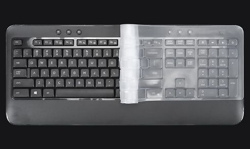 Keyboard Cover for Logitech MK540 Wireless Keyboard, Logitech MK540 Keyboard Skin Protector - Clear in Kuwait