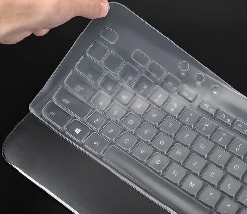 Keyboard Cover for Logitech MK540 Wireless Keyboard, Logitech MK540 Keyboard Skin Protector - Clear in Kuwait