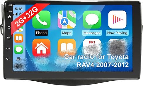 9 بوصة راديو السيارة ستيريو لتويوتا RAV4 2007 2008 2009 2010 2011 2012 in Kuwait