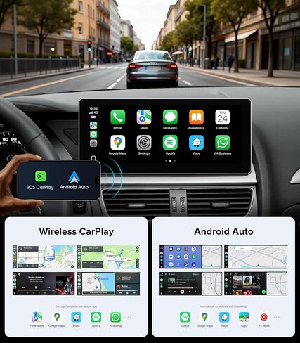 10.25"CarPlay Radio for Audi A4 A5 B8 (09-16) Concert/Symphony ONLY in Saudi Arabia