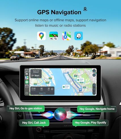 10.25"CarPlay Radio for Audi A4 A5 B8 (09-16) Concert/Symphony ONLY in Saudi Arabia
