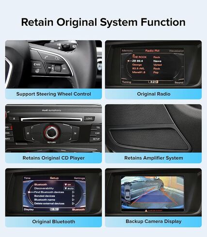 10.25"CarPlay Radio for Audi A4 A5 B8 (09-16) Concert/Symphony ONLY in Saudi Arabia