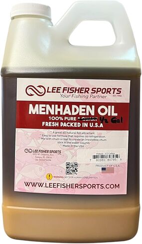 Joy Fish 100% Pure Menhaden Oil Fresh Packed in U. S. A. (1/2 Gallon) in Saudi Arabia