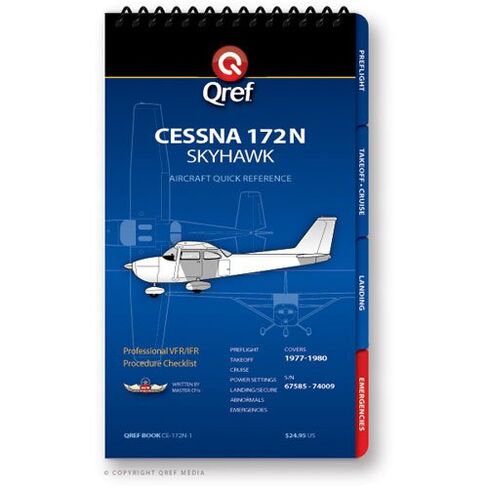 Cessna 172N Qref Checklist Book in Saudi Arabia