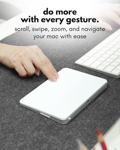 Macally Wired & Wireless Trackpad for Mac - Multi Gesture Touchpad - USB C in Saudi Arabia