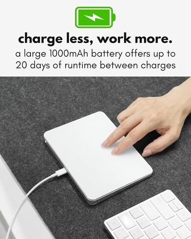 Macally Wired & Wireless Trackpad for Mac - Multi Gesture Touchpad - USB C in Saudi Arabia
