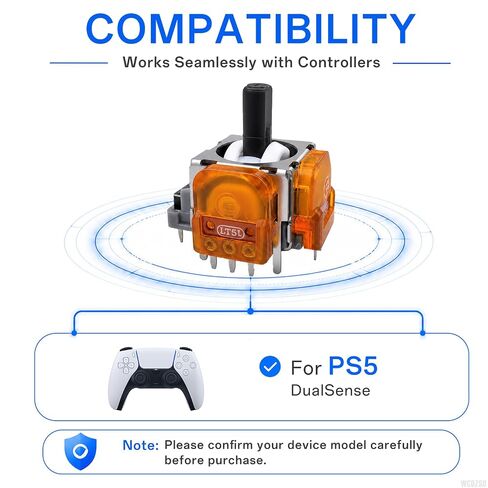 WCDZSU 4 Pcs TMR Joysticks Replacement for DualSense PS5 Controller in Saudi Arabia