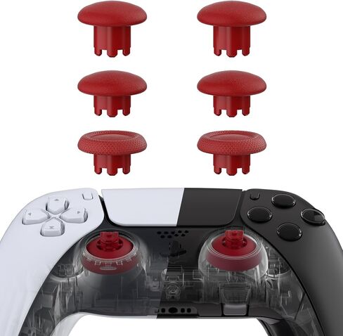 عصا التحكم ذات الحافة القصوى قابلة للتبديل لوحدة تحكم PS5، عصا تحكم تناظرية بديلة قابلة للتبديل باللون الأسود لجهاز PS5، ولجهاز PS4 جميع وحدات التحكم النموذجية العالمية - بدون وحدة تحكم in Kuwait