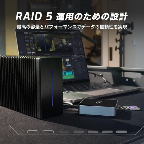 OWC ThunderBlade X12 12-Bay Thunderbolt 5 NVMe RAID SSD External Storage Solution with SoftRAID - 48TB (12x4TB) in Saudi Arabia