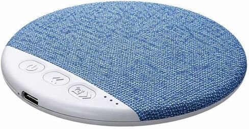 Mini Pillow Speaker for Sleeping, Ultra-Thin Bluetooth Speaker Under Pillow Speaker with White Noise Sound Machine Headphone-Free Sleep Speaker for Adult for Gift-Blue in Saudi Arabia