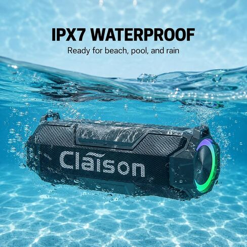 Portable Bluetooth Speaker, Hi-Res Audio, Deep Bass, IPX7, 24H in Saudi Arabia