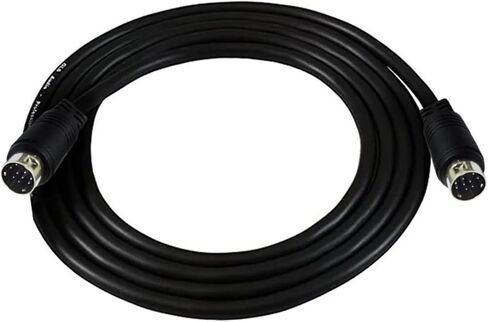 Mini DIN 9-Pin Male to Male Cable 1m 2m 3m 5m S-Video AV Signal Extension Cord Compatible with Sound Card, TV, Game Console, Audio Equipment(2m) in Saudi Arabia