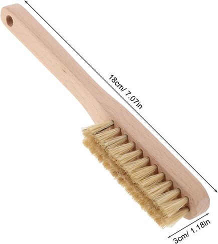 Luxshiny Ergonomic Portable Climbing and Bouldering Brush with Long Handle Rock Climbing Brush and Fast Drying Boar Bristles for Deep Cleaning Efficiency for Outdoor Use on Wall Crevices in Saudi Arabia