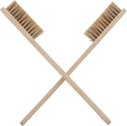 COHEALI 2pcs Outdoor Rock Boulder Brush with Beech Wood Handle and Boar Bristles for Climbing Surfaces and Holds, Lightweight Wire Brush for Cleaning Chalk and Soil, for Indoor Gym in Saudi Arabia