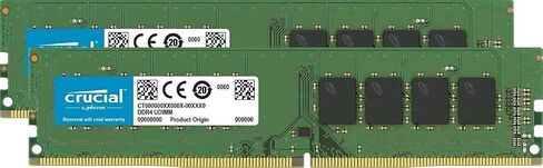 Crucial RAM 32GB Kit (16GBx2) DDR4 3200MHz CL22 (or 2933MHz or 2666MHz) Desktop Memory CT2K16G4DFD832A in Saudi Arabia