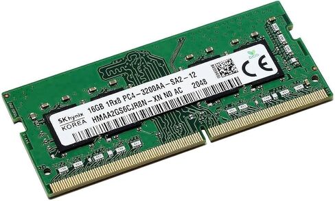 Mavark New SK Hynix HMAA2GS6CJR8N-XN 16GB DDR4 3200 PC4-3200AA-SA2-12 for XPS 9700 9500 X1 Carbon Extreme Gen 3 Alienware 51M R2 Asus Laptop (16GB DDR4 PC4-3200AA) in Saudi Arabia